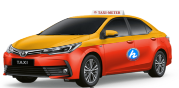 Airport taxi counter at Hat Yai Airport